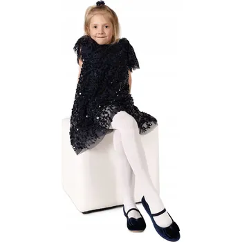 Dívčí oblečení Dětské punčocháče YOCLUB bílé polyamidové velikost 128