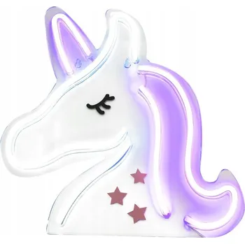 Lampička Neon na zeď LED na USB JEDNOROŽEC noční lampa dekorace pro děti