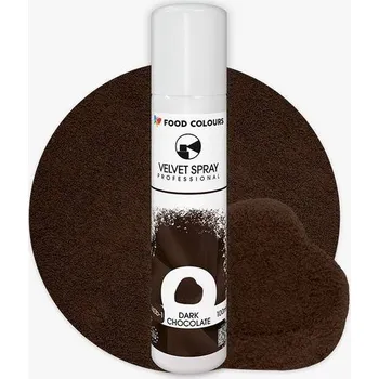 Food Colours Polsko Food Colours sametový sprej Dark Chocolate (100 ml) ▹