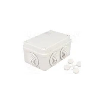 Elektroinstalační krabice Kryt propojovací krabice X 79mm Y 114mm Z 57mm na omítku