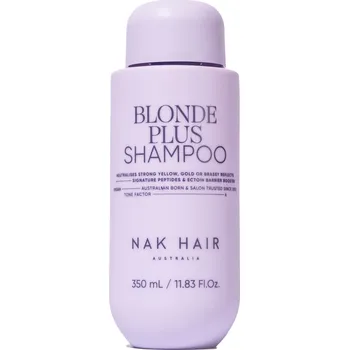 Šampon NAK Hair Blonde Plus Shampoo, 350 ml dodává studený odstín