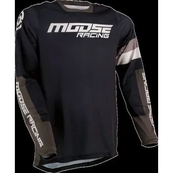 Moto dres MOOSE RACING SOFT-GOODS JRSY SAHARA BK/GN (2910-6316) (Velikost: M) 2910-6316
