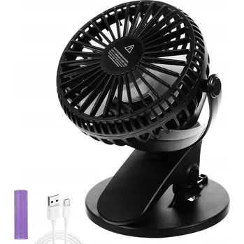 Vzduchotechnika Mini ventilátor Bedee WENTYLATOR MINI USB černý