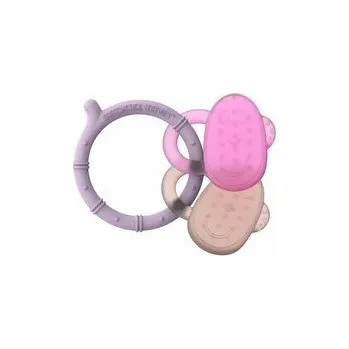 Příslušenství k odsávačce mléka CHLADIACE HRYZADLO MATCHSTICK MONKEY - ORIGINAL PINK & DUSTY PINK