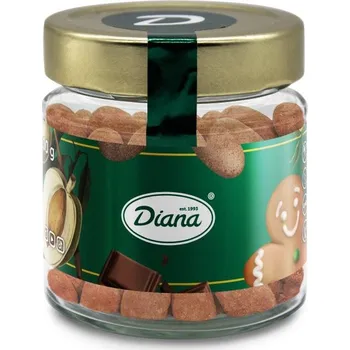 Sušená potravina Diana Company Premium Mandle v mléčné čokoládě sypané perníkovým kořením 100g
