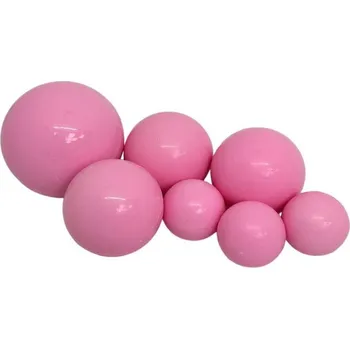 I love Cakes, vyrobeno v EU Čokoládové koule 7ks růžové - K Decor | Skvělé pro Váš domácí dort