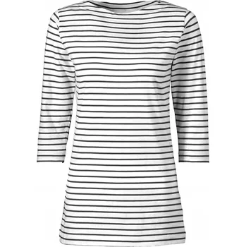 Dámské tričko TRIČKO DÁMSKÉ BLŮZA PRO LÉKAŘKY A SESTŘIČKY CLINIC DRESS PROUŽKY ČERNÁ XS