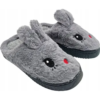 Dámské pantofle Papuče Dětské Teplé Domácí Pantofle Bačkory Sladký Králíček vel. 26-27