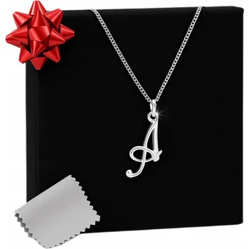 Náhrdelník NÁHRDELNÍK S PÍSMENEM A, VZOR PANCER, STŘÍBRO 925