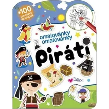 omalovánky DITIPO Omalovánky se samolepkami Piráti (2024)