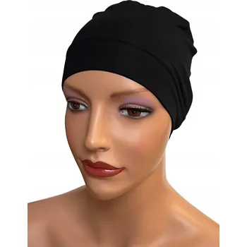 Čepice Eva Design turban černý, univerzální velikost