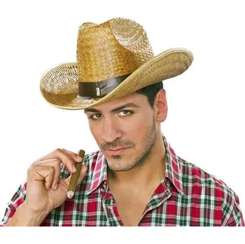 Klobouk Festartikel-Müller GmbH kovbojský klobouk béžový velikost 52