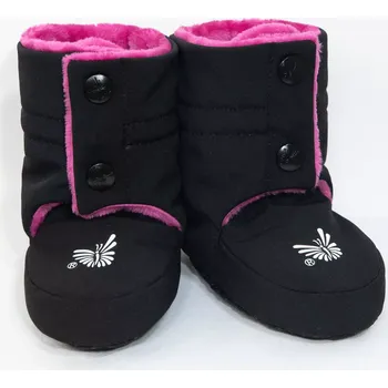 Capáčky ESITO | Softshellové capáčky Wintry Malina - černá / malinová / 1 - délka stélky: 11 cm