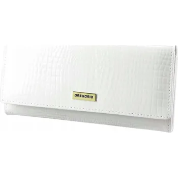 Peněženka Gregorio peněženka z pravé kůže bílá - dámská