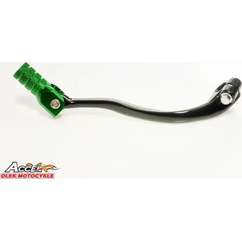 ACCEL spojková páčka KAWASAKI KXF 250 06-08 hliníková barva černá, koncovka zelená (ACCEL spojková páčka KAWASAKI KXF 250 06-08 hliníková barva černá, koncovka zelená)