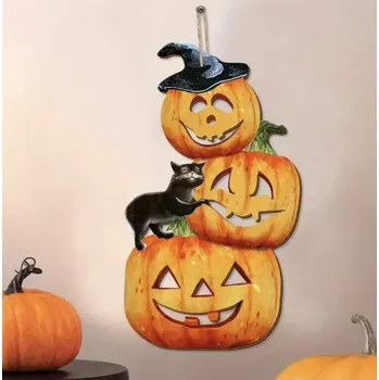 Party dekorace Dekorace na dveře - HALLOWEEN - DÝNĚ (Značka: GUANGDONG )