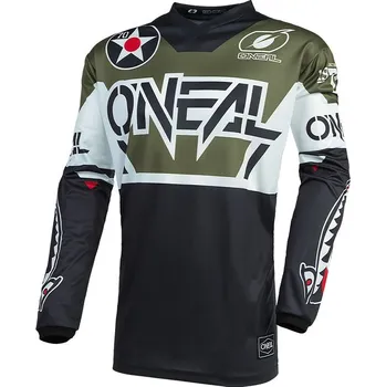 Moto dres Dres O´Neal Element WARHAWK černá/zelená E002-603