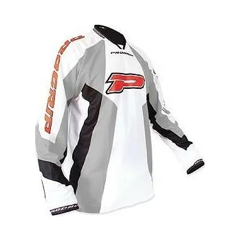 Moto dres Dres motokros PROGRIP 7010 RACE - černo-bílo-šedý - velikost XL (Velikost: XL) PG7010*18-XL