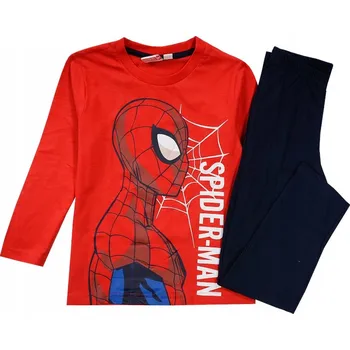 Chlapecké pyžamo CHLAPECKÉ PYŽAMO bavlna s dlouhým rukávem Spiderman 122/128 ER01Ł