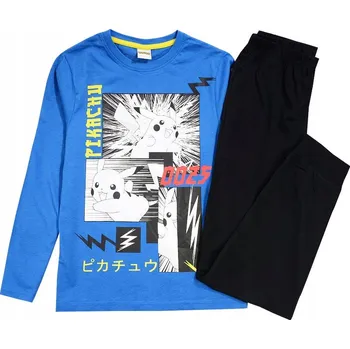 Chlapecké pyžamo CHLAPECKÉ PYŽAMO bavlna s dlouhým rukávem POKEMON PIKACHU 122/128 ER01F