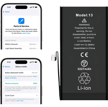 Baterie pro mobilní telefon Baterie pro Apple iPhone 13 Nowacell 3227 mAh