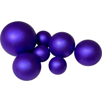 I love Cakes, vyrobeno v EU - Čokoládové koule 7ks - tmavě fialové