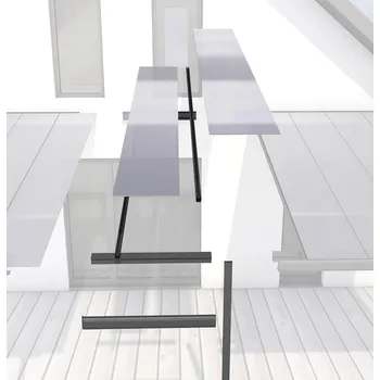 Zahrada Gutta Original prodloužení k hliníkové pergole 1,2 x 3,06 m bilá | sleva 14% | cena za ks