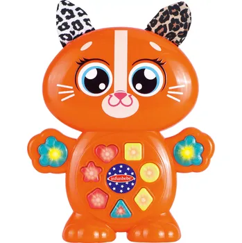 plyšák Interaktivní kočka s efekty 16 cm