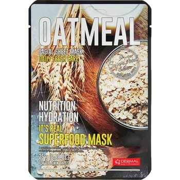 Pleťová maska DERMAL KOREJSKÁ MASKA S EXTRAKTEM Z OVESA 25ml