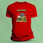 Tričko pro děti Minecraft 5 Červená velikost M