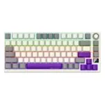 LORGAR Klávesnice KBP7075MW, mechanická, 75%, bezdrátová herní, béžová, CS