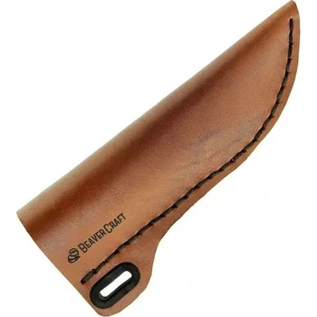 Pouzdro na nůž BeaverCraft kožené pouzdro na řezbářské nože Leather Sheath for Carving Knife