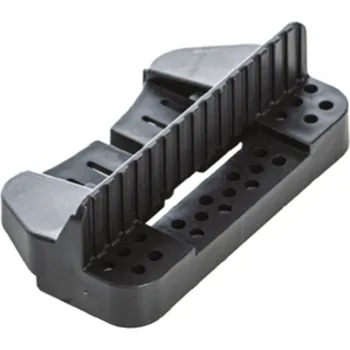 Příslušenství pro plot Buzon Příslušenství U-END-BASE základna (použití s U-TILES) černá 10 x 60 x 35 mm | sleva 2% | cena za ks