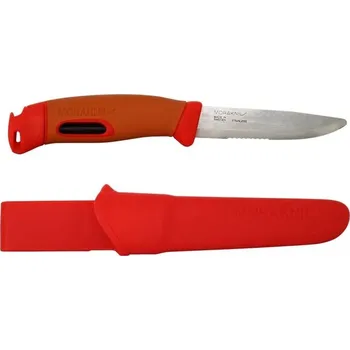 lovecký nůž Morakniv Companion Spark Emergency (S) Hi-Vis Red/Burnt Orange