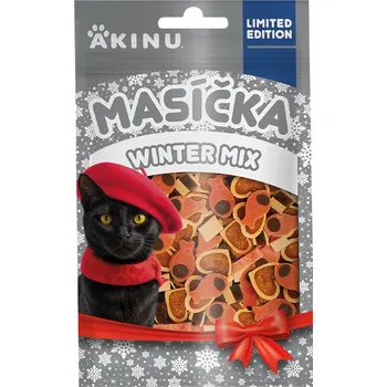 Krmivo pro kočku Akinu WINTER MASÍČKA mix pamlsků pro kočky 50 g