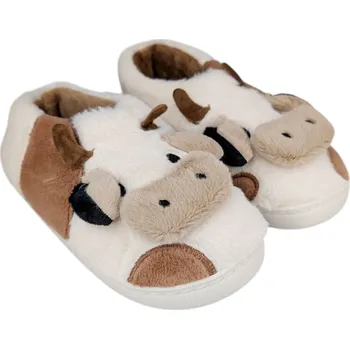 Dámské pantofle Pantofle Plné s krávami Zateplené Bamboše Plyšové papuče Zimní Loutky 41