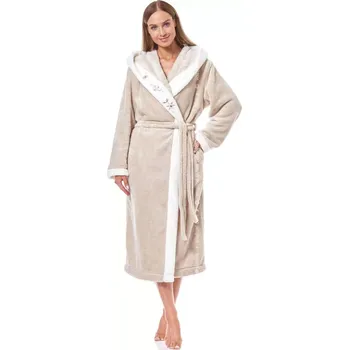 Dámské noční prádlo DÁMSKÝ ŽUPAN DLOUHÝ 9145 HFT angora L