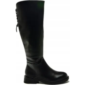 Dámské kozačky VINCEZA dámské kozačky na plochém podpatku, velikost 39