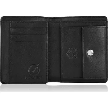 Peněženka Brødrene pánská kožená peněženka černá - muž