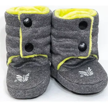 Capáčky ESITO | Softshellové capáčky Wintry Green - melír šedý / zelená / 1 - délka stélky: 11 cm