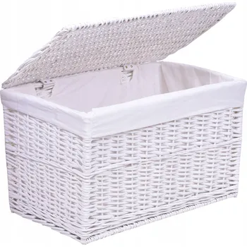 Koš na prádlo Volně stojící koš na prádlo Gockowiak 105 l bílý