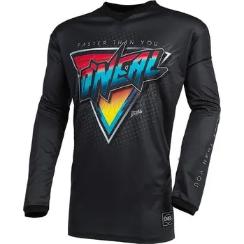 Moto dres Dres O´Neal Element SPEEDMETAL černá/multi (Velikost: XL) E002-816