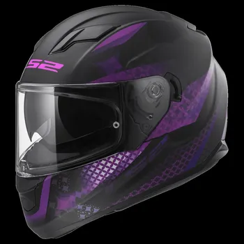 Helma na motorku LS2 FF320 STREAM EVO LUX MATT BLACK PINK (103204746) 103204746