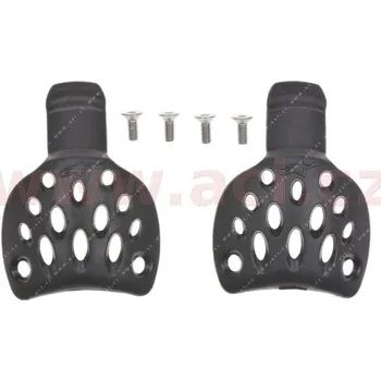 Moto obuv slidery paty pro boty SUPERTECH R, ALPINESTARS (černé, pár) (Velikost: 45/47) 2H427562
