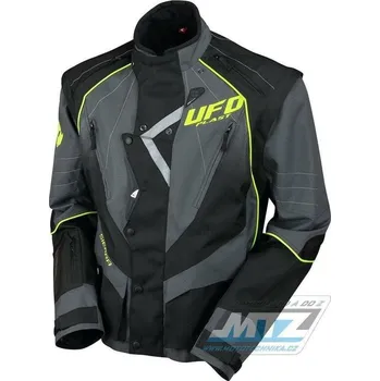 Moto bunda Bunda Ufo Enduro Sierra - šedo-žlutá XXL (uf4439-18) (Velikost: XXL) UF4439-18-XXL
