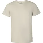 Pánské bavlněné triko NAX DOLL neutrální / zemitá L