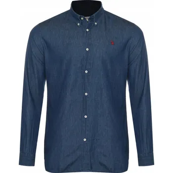 Pánská košile U.S. POLO ASSN. - PÁNSKÁ KOŠILE EVAN 104 68042 51633 178 DŽÍNOVÁ KOŠILE
