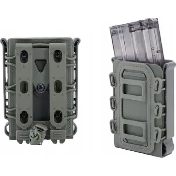 Pouzdro na pistolový zásobník MOLLE pro AR15 M4 Scorpion 5.56 7.62 Zelené