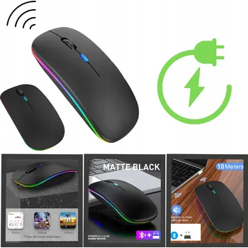 Myš Bezdrátová myš Mobilari M444021BK optický senzor