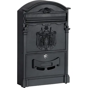 Poštovní schránka Poštovní schránka s přihrádkou na noviny Gockowiak černá
